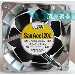 Sanyo 9GL1224H1D01 24V 0.22A 3wires Cooling Fan