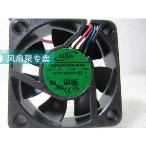 ADDA AD0405HX-G76 5V 0.19A 3wires Cooling Fan