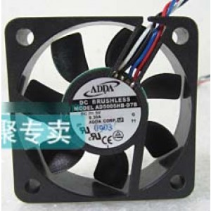 ADDA AD5005HB-D7B 5V 0.3A 1.5W 4wires Cooling Fan
