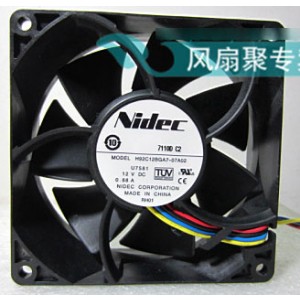 NIDEC 9238  H92C12BGA7-07A02 U7581  12V 0.88A 4wires Cooling fan
