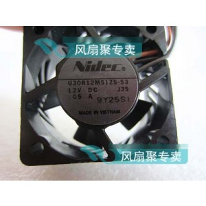 Nidec U30R12MS1Z5-53 12V 0.05A 2wires  3wires cooling fan