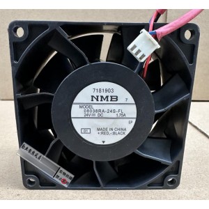 NMB 08038RA-24S-FL 24V 1.10A 2wires Cooling Fan