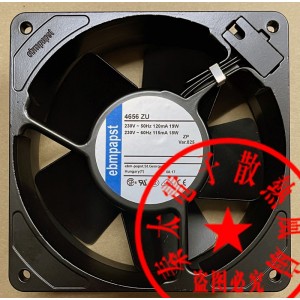 Ebmpapst 4656ZU 230V 115/125mA 19/18W 2wires Cooling Fan