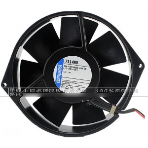 Ebmpapst 7114NU 24V 500mA 12W 2wires Cooling Fan