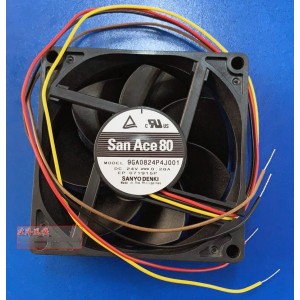 Sanyo 9GA0824P4J001 24V 0.28A 4wires  Cooling Fan