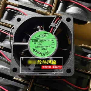 ADDA AD0624HX-A71GL 24V 0.15A 2wires Cooling Fan
