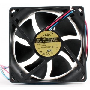 ADDA AD0912LB-A76GL 12V 0.13A 3wires cooling fan
