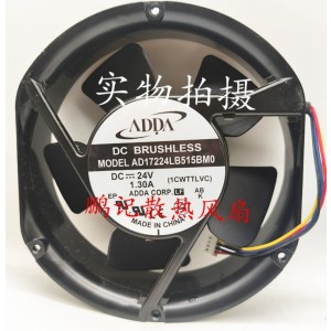ADDA AD17224LB515BM0 24V 1.30A 4wires Cooling Fan