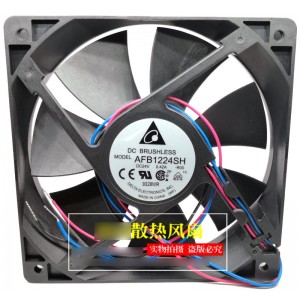 DELTA AFB1224SH-R00 24V 0.42A 3wires Cooling Fan