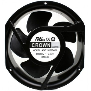 CROWN AGE15051B48J 48V 0.90A 4wires Cooling Fan