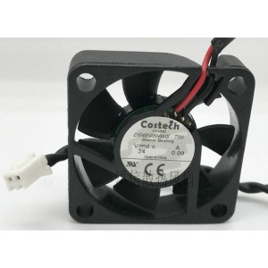 Costech D04E05HWS 24V 0.09A 2wires Cooling Fan