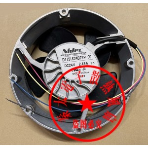 SERVO D1751S24B7ZP-00 24V 2.45A 4wires Cooling Fan