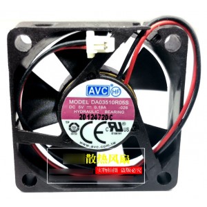AVC DA03510R05S 5V 0.18A 2wires cooling fan