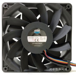 COOLER MASTER DF1403812B2UN 12V 4.0A 3wires Cooling Fan