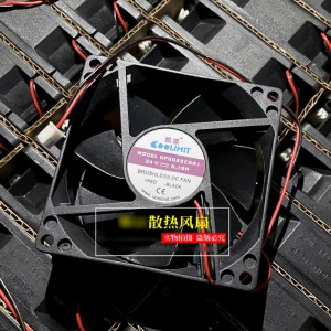 COOLIMIT DF8025CSA1 24V 0.18A 2wires Cooling Fan