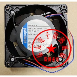 Ebmpapst DV5218N 48V 0.385A 18.5W 2wires Cooling Fan