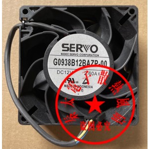 SERVO G0938B12BAZP-00 12V 2.60A 4wires Cooling Fan