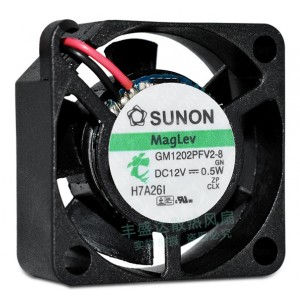 SUNON GM1202PFV2-8 12V 0.5W 2wires Cooling Fan