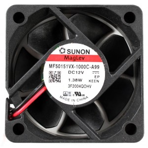 SUNON MF50151VX-1000C-A99 12V 1.38W 2wires Cooling Fan