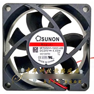 SUNON MF70252V1-1Q02C-A99 24V 4.49W 2wires Cooling Fan