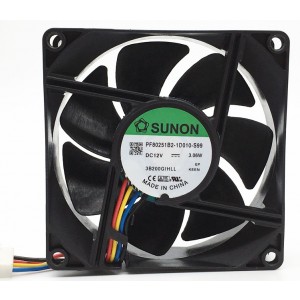 SUNON PF80251B2-1D010-S99 12V 3.06W 4wires Cooling Fan