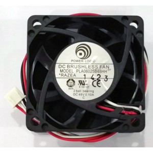POWER LOGIC PLA06025B48HH 48V 0.10A 3wires cooling fan