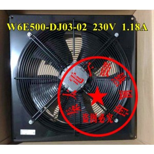 Ebmpapst W6E500-DJ03-02 230V 1.18/1.72A 270/390W Cooling Fan