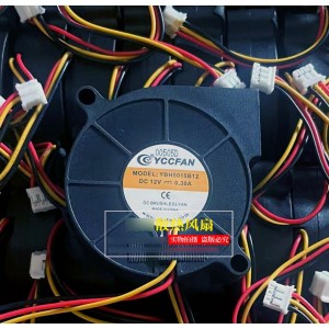 YCCFAN YBH5015B12 12V 0.30A 3wires Cooling Fan