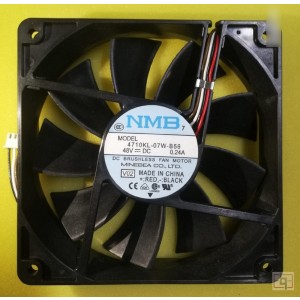 NMB 4710KL-07W-B56 48V 0.24A 4wires Cooling Fan