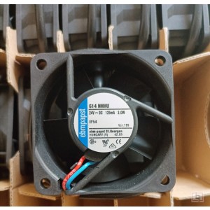 Ebmpapst 614NHHU 24V 125mA 3W 2wires Cooling Fan