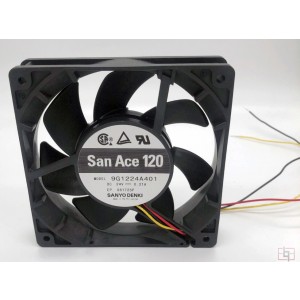 SANYO 9G1224A401 24V 0.21A 3wires Cooling Fan
