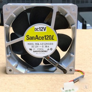 SANYO 9GL1212H103 12V 0.38A 3wires Cooling Fan