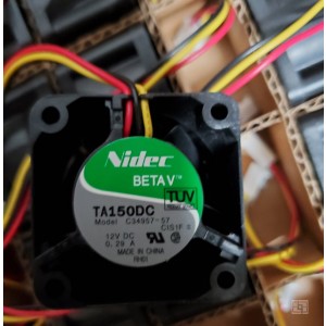 Nidec C34957-57 TA150DC 12V 0.29A 3wires Cooling Fan