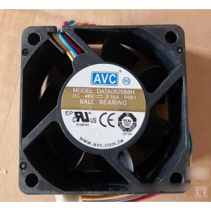 AVC DATA0625B8H 48V 0.16A 4wires Cooling Fan