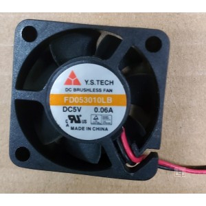 Y.S.TECH FD053010LB 5V 0.06A 2wires Cooling Fan