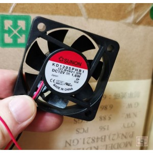 SUNON KD1205PHB1 12V 1.6W 2wires 3wires Cooling Fan