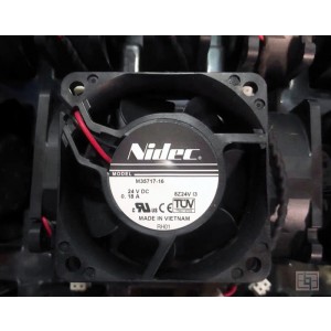 Nidec M35717-16 24V 0.18A 2 Wires Cooling Fan 