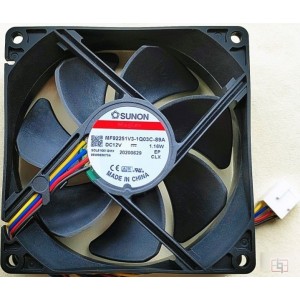 SUNON MF92251V3-1Q03C-S9A 12V 1.16W 4wires Cooling Fan - New