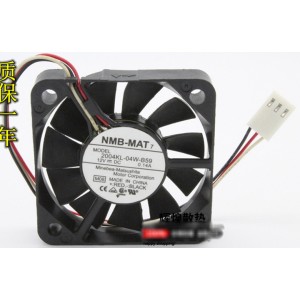 NMB 2004KL-04W-B59 12V 0.14A 3wires Cooling Fan