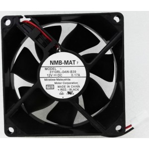 NMB 3110RL-04W-B39 12V 0.17A 3wires Cooling Fan