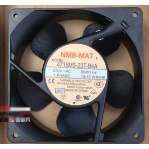 NMB 4715MS-23T-B4A 4715MS-23T-B4A-A00 230V 15W 13W Cooling Fan