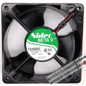 Nidec TA450DC A31257-10A 930058 24V 0.28A 2wires cooling fan