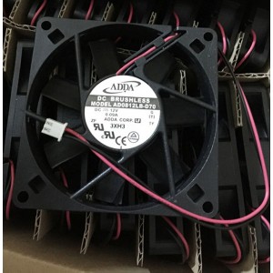 ADDA AD0812LB-D70 12V 0.09A 2wires Cooling Fan
