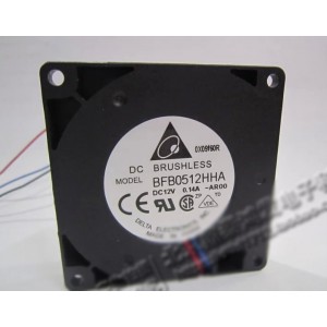 DELTA BFB0512HHA BFB0512HHA-AR00 12V 0.14A 0.24A 3 wires Cooling Fan - Picture need