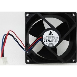 DELTA EFB0912HHE -R00 -F00 12V 0.63A 2wires 3wires Cooling Fan