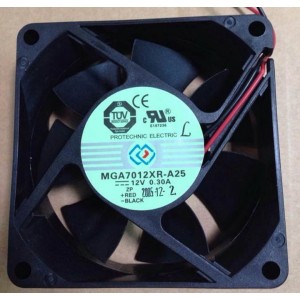 Magic MGA7012XR-A25 12V 0.3A 2wires Cooling Fan