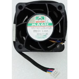 MAGIC MGT4012ZB-W28 12V 0.40A 4wires cooling fan