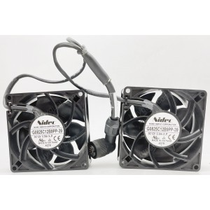 Nidec G0825C12B9PP-39 12V 0.39A Cooling Fan - Pair