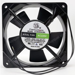 JiuLong G12025HA2BL 220/240V 0.13A 21W 2 Wires Cooling Fan 