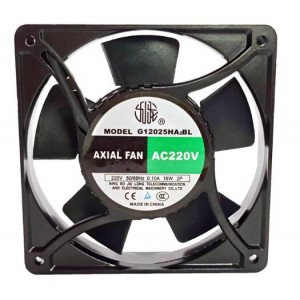 JiuLong G12025HA2BL 220/240V 0.1A 18W 2wires Cooling Fan 